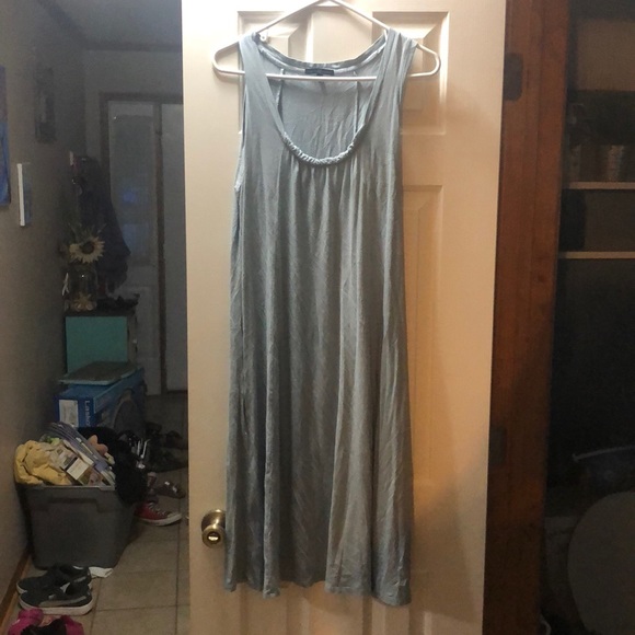 Grey GAP Scoop Neck Shift Dress - Picture 1 of 3